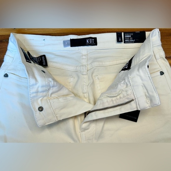 NWT Kut from the Kloth High Rise Connie Fab Ab Ankle Skinny Jeans w/ Raw Hem, 2 - Picture 12 of 15